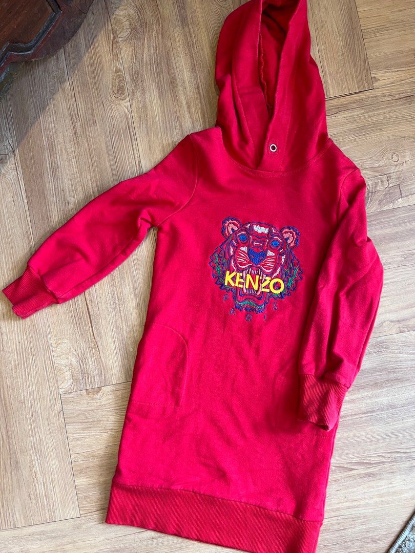 Kenzo hoodie dress clearance