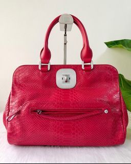 Authentic LONGCHAMP Gatsby Python Handbag