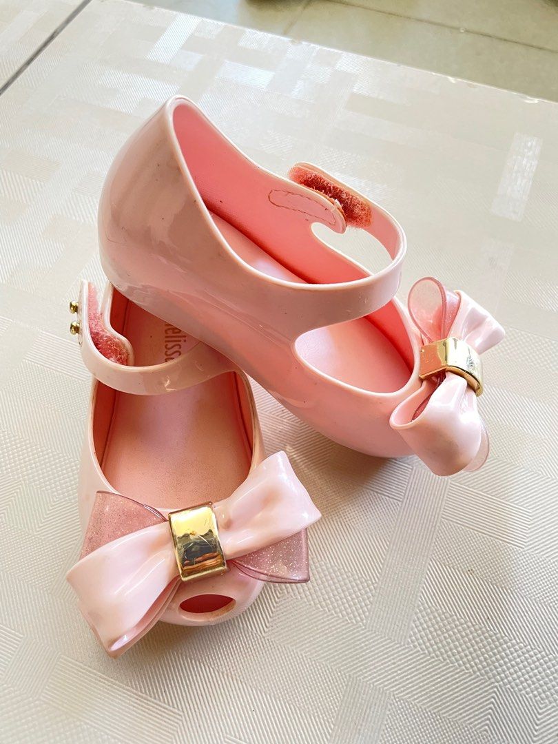 Mini melissa sale pink bow
