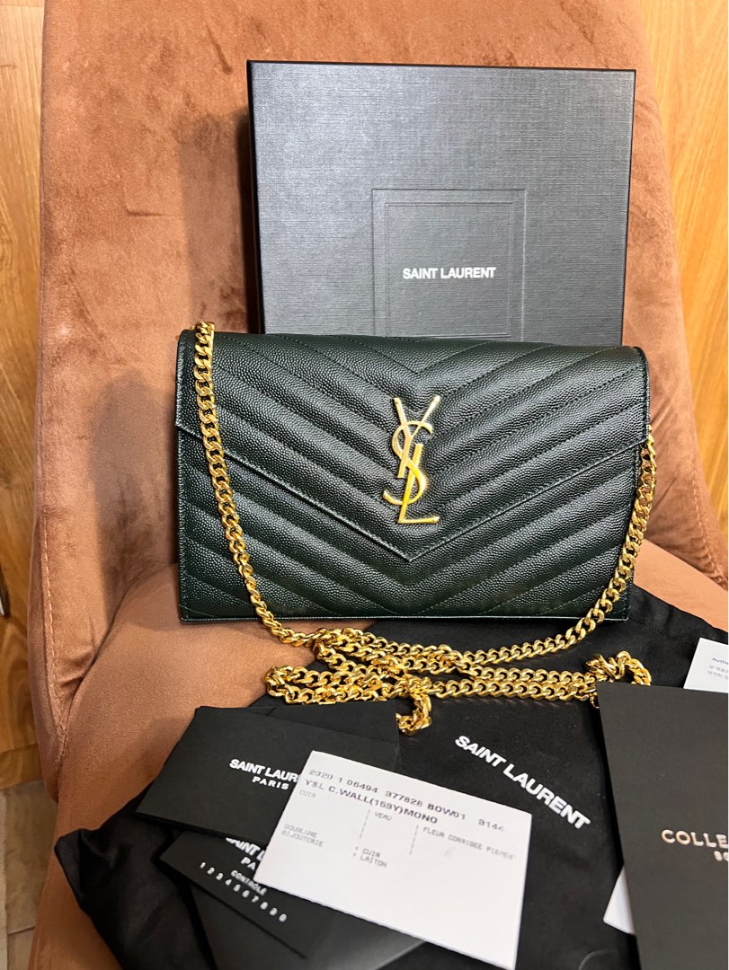 SAINT LAURENT WOC GOLD - 19 CM – ETEFT AUTHENTIC