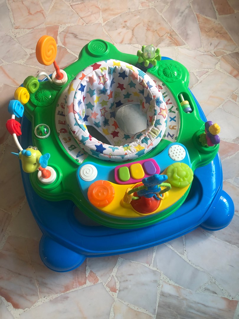 Baby walker + bouncer + rocker, Babies & Kids, Infant Playtime on Carousell