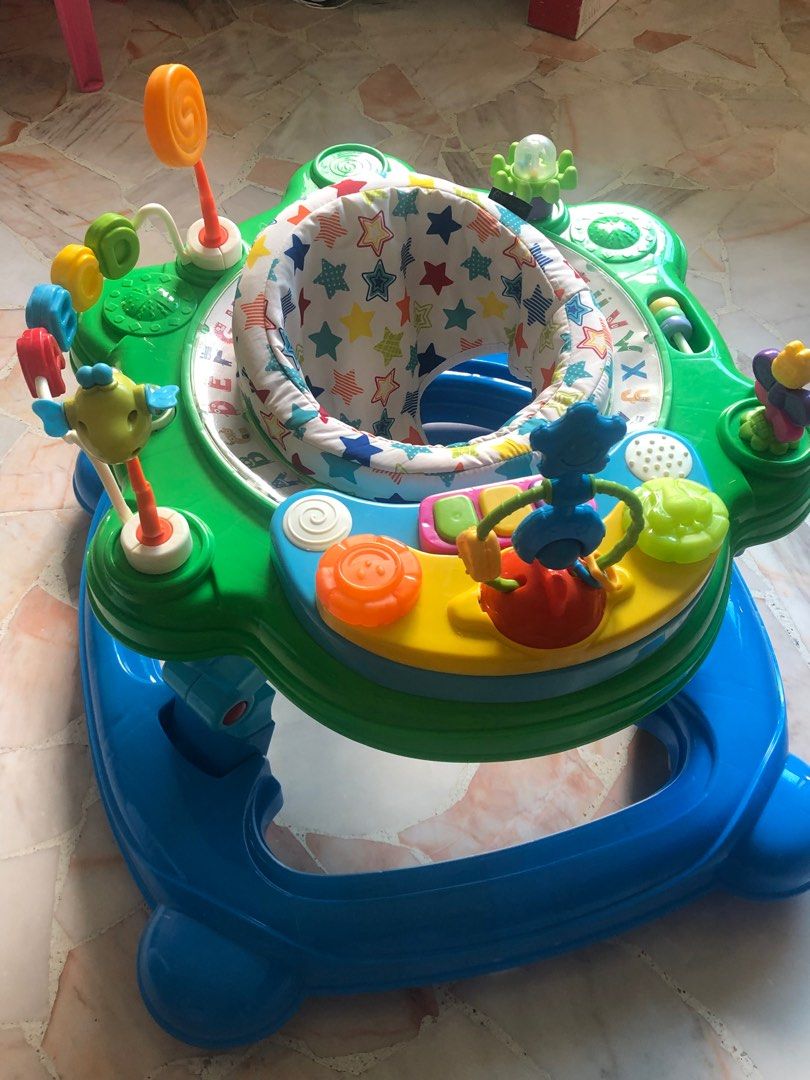 Baby walker + bouncer + rocker, Babies & Kids, Infant Playtime on Carousell