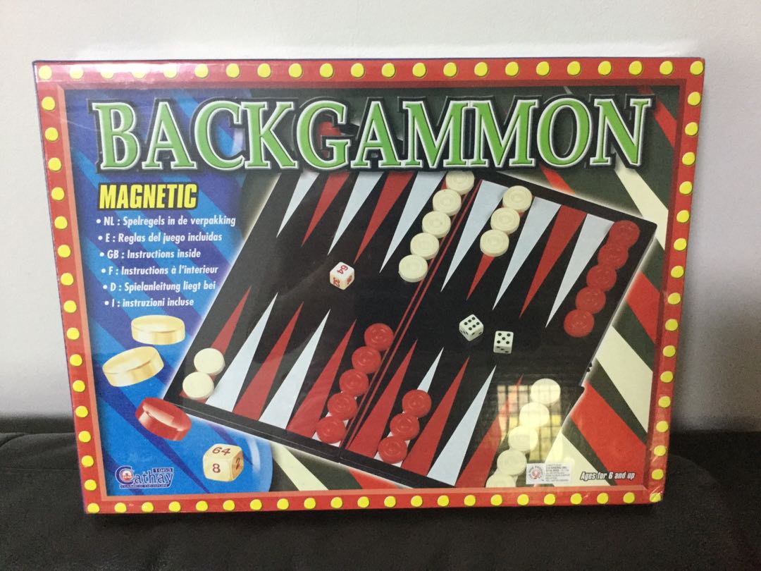 Backgammon Board Game, Hobbies & Toys, Toys & Games on Carousell