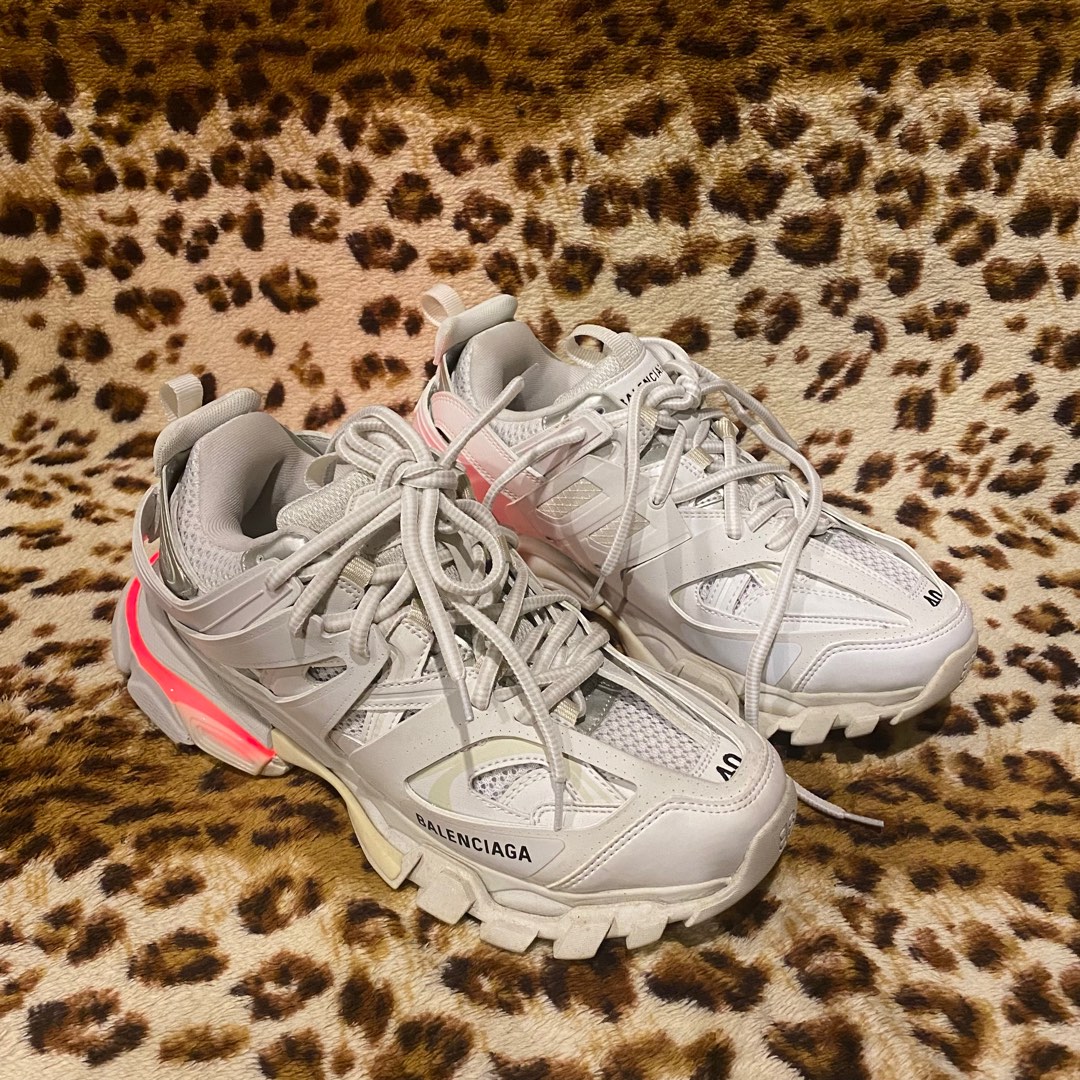 balenciaga track v1 white