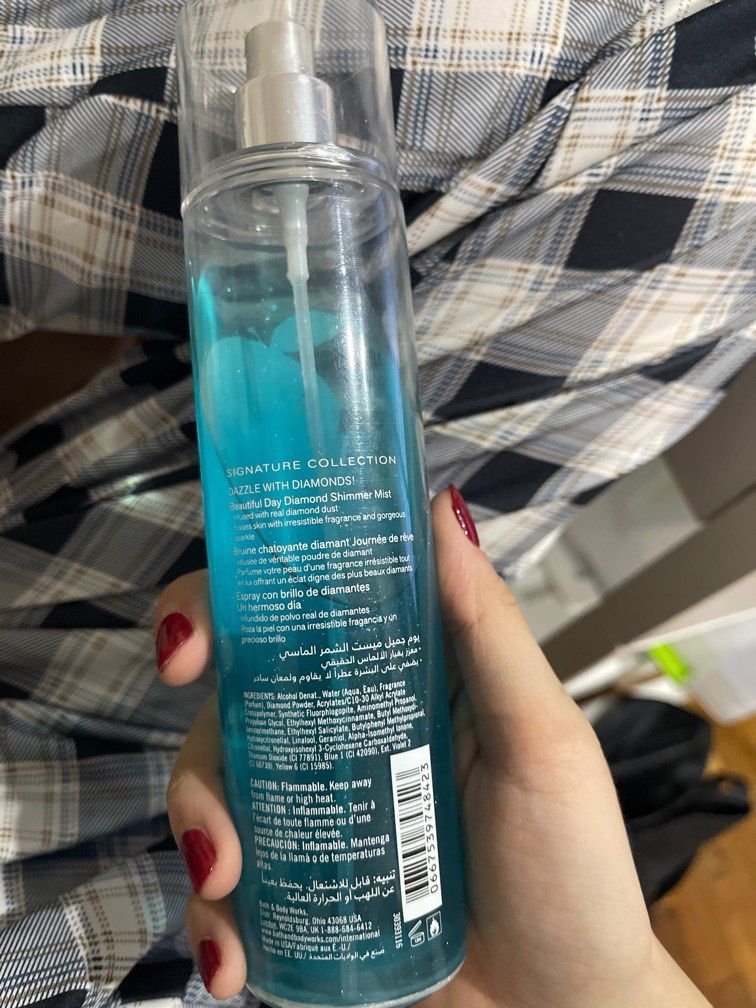 Beautiful Day Diamond shimmer mist by bath and body work Beauty