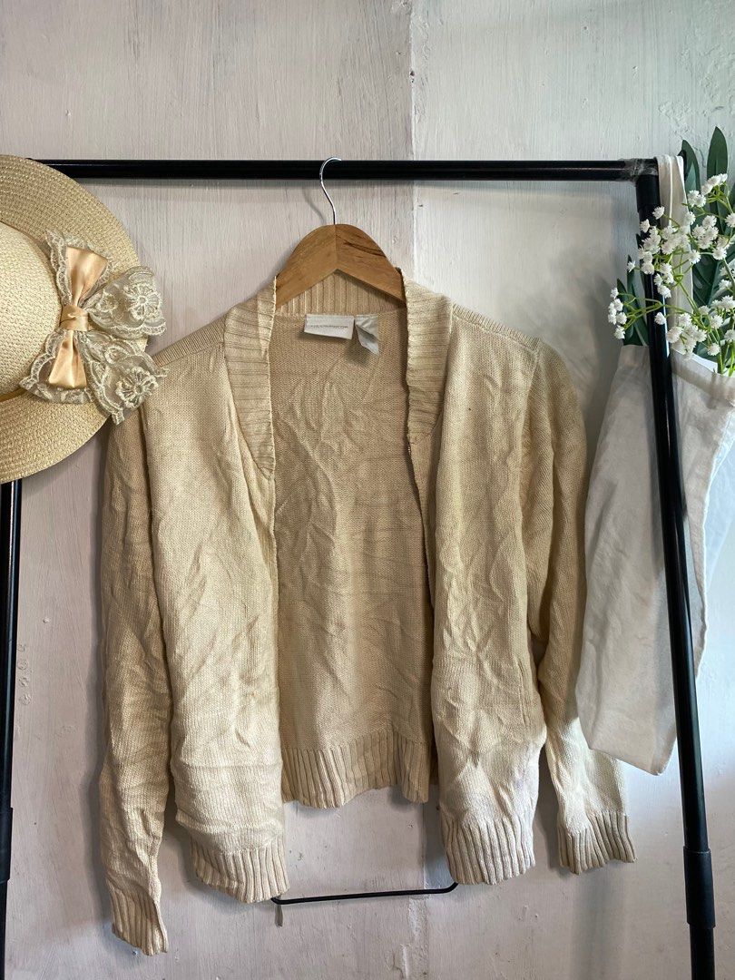 Beige Jacket, Women's Fashion, Coats, Jackets and Outerwear on Carousell