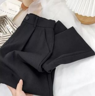 black suit pants