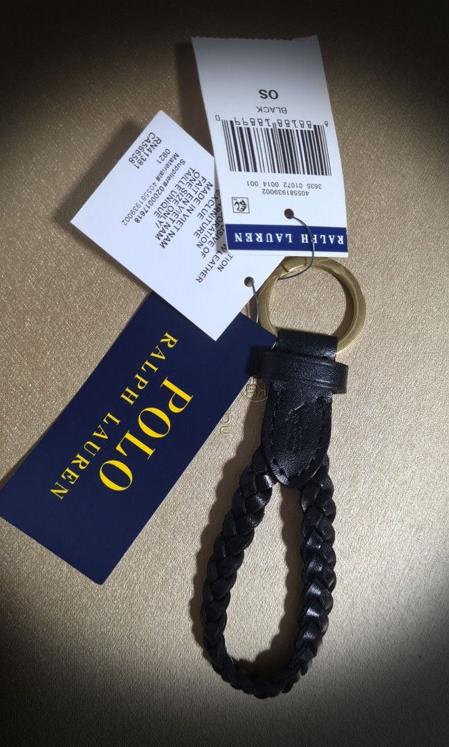 BNWT Original Ralph Lauren Key Holder Key Ring