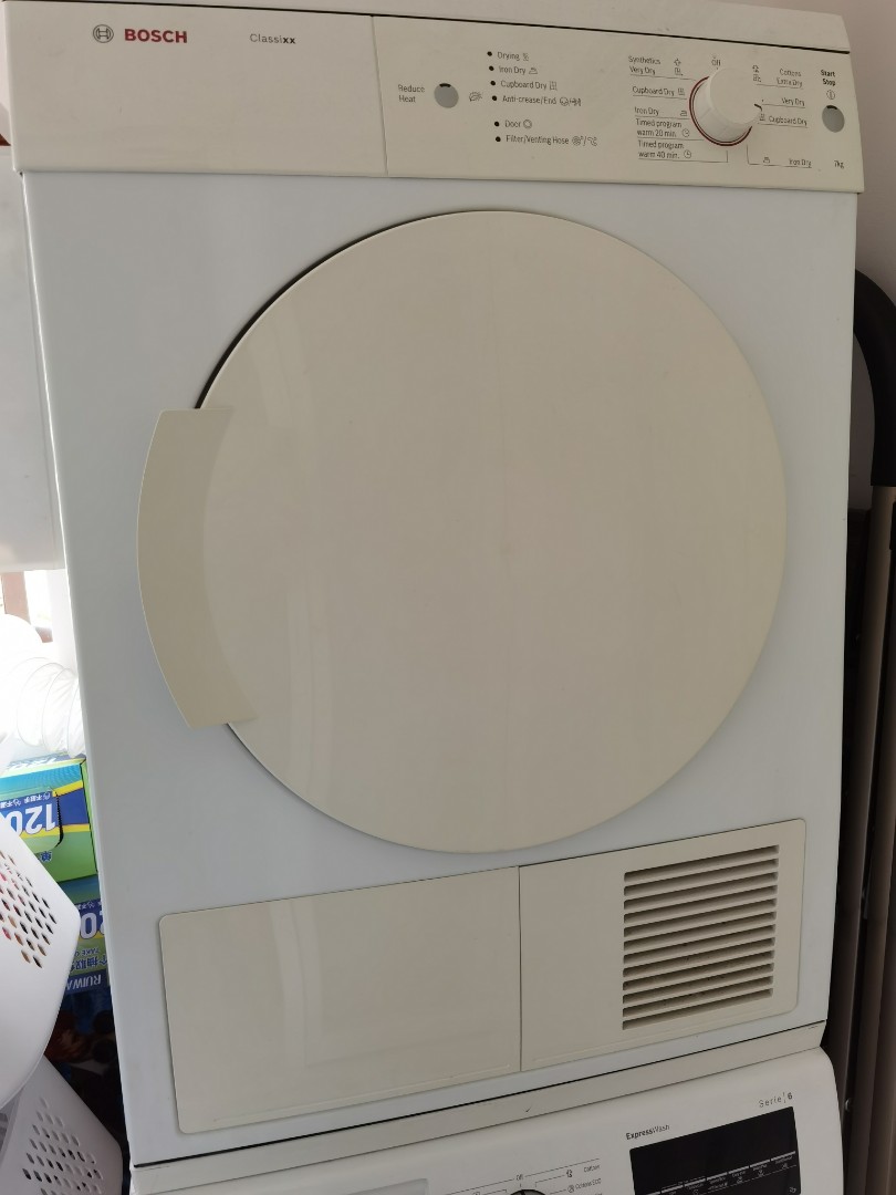 Bosch 7kg vented dryer, TV & Home Appliances, Washing Machines and Dryers on Carousell