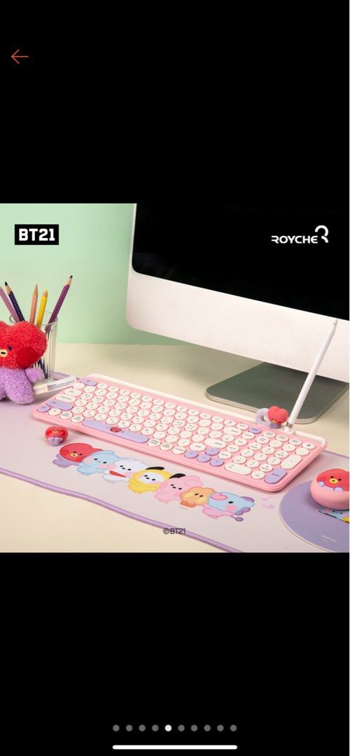 BT21 OFFICIAL] BT21 minini Bluetooth Wireless Keyboard Multi Pairing,  Computers  Tech, Parts  Accessories, Computer Keyboard on Carousell