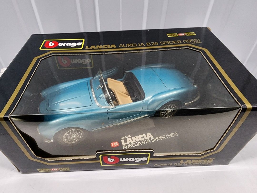 BURAGO LANCIA AURELIA B24 SPIDER 1955, Hobbies Toys, Toys