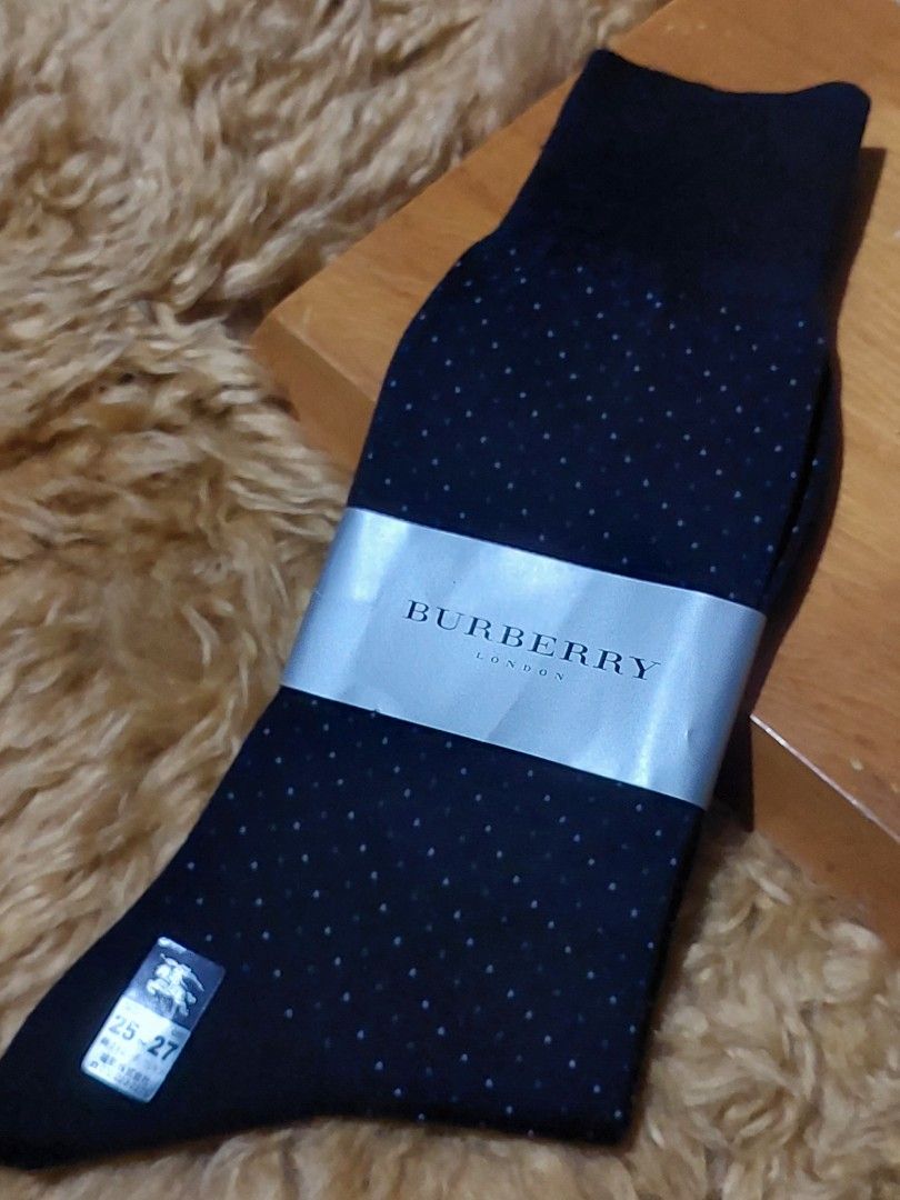 Burberry Men's Socks, Luxury, Accessories on Carousell