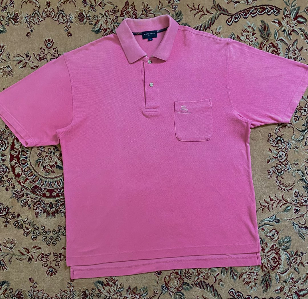 Burberry Polo Shirt Golf, Men's Fashion, Tops & Sets, Tshirts & Polo