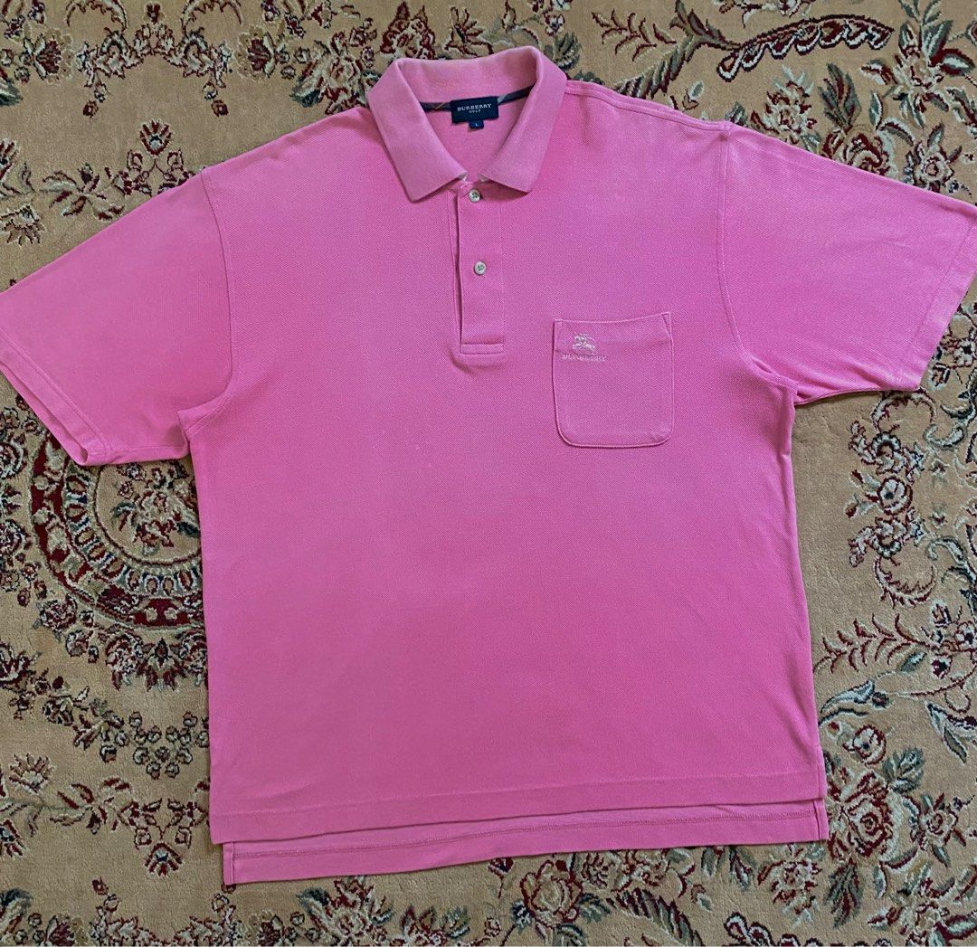 Burberry Polo Shirt Golf, Men's Fashion, Tops & Sets, Tshirts & Polo