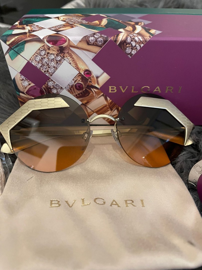 Amazon.com: Bvlgari SERPENTI BV 6155 Pale Gold/Brown Shaded 55/18/140 women  Sunglasses : Clothing, Shoes & Jewelry