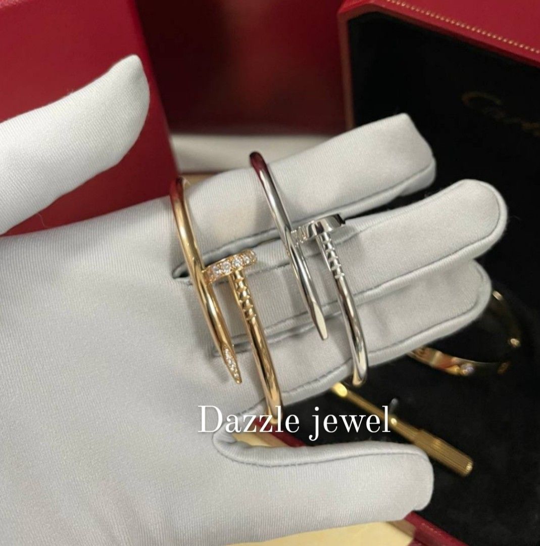 Cartier nail top diamond bracelet