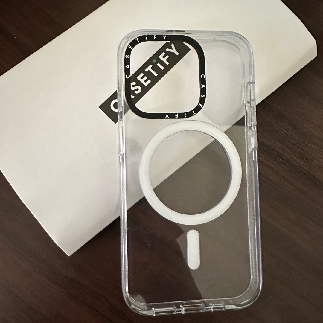 Casetify Magsafe Clear case for iPhone 14 Pro, Mobile Phones & Gadgets, Mobile & Gadget