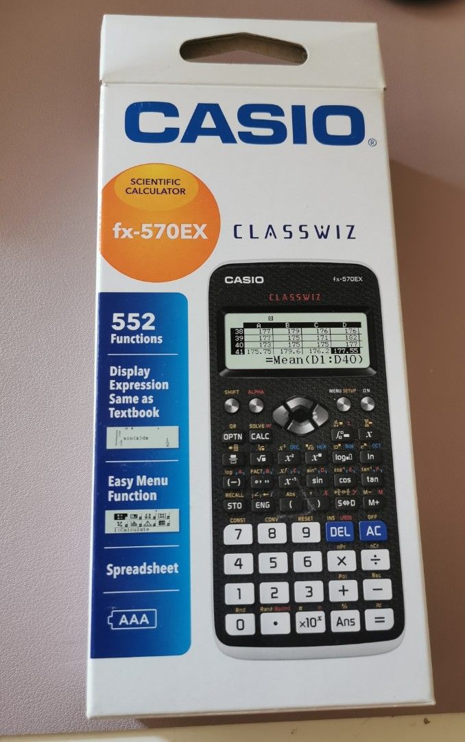 Casio fx570ex new arrivals