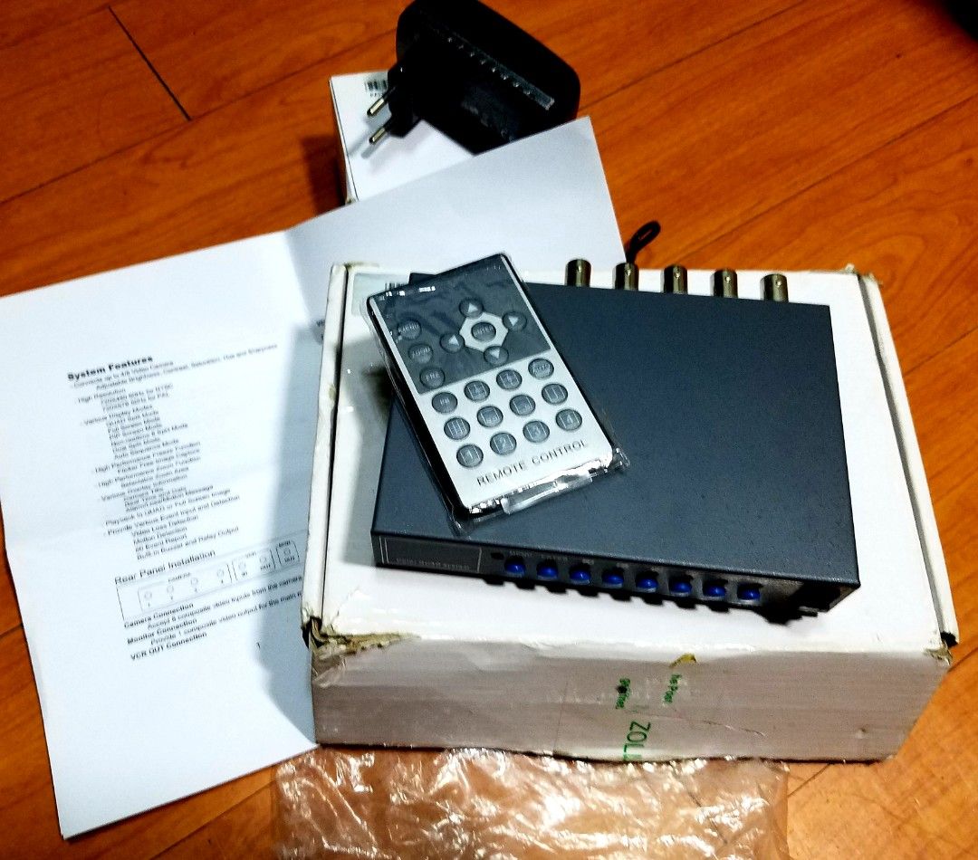 CCTV 4 channel Multiplexer, Furniture & Home Living, Security & Locks