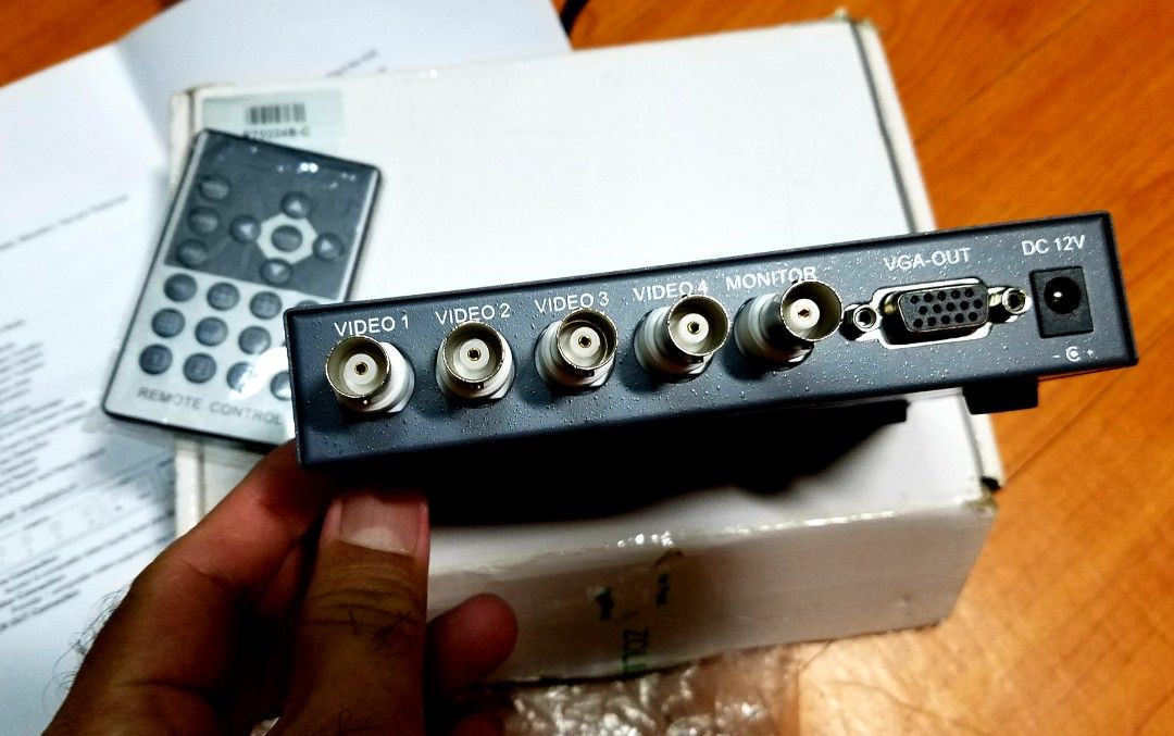 CCTV 4 channel Multiplexer, Furniture & Home Living, Security & Locks