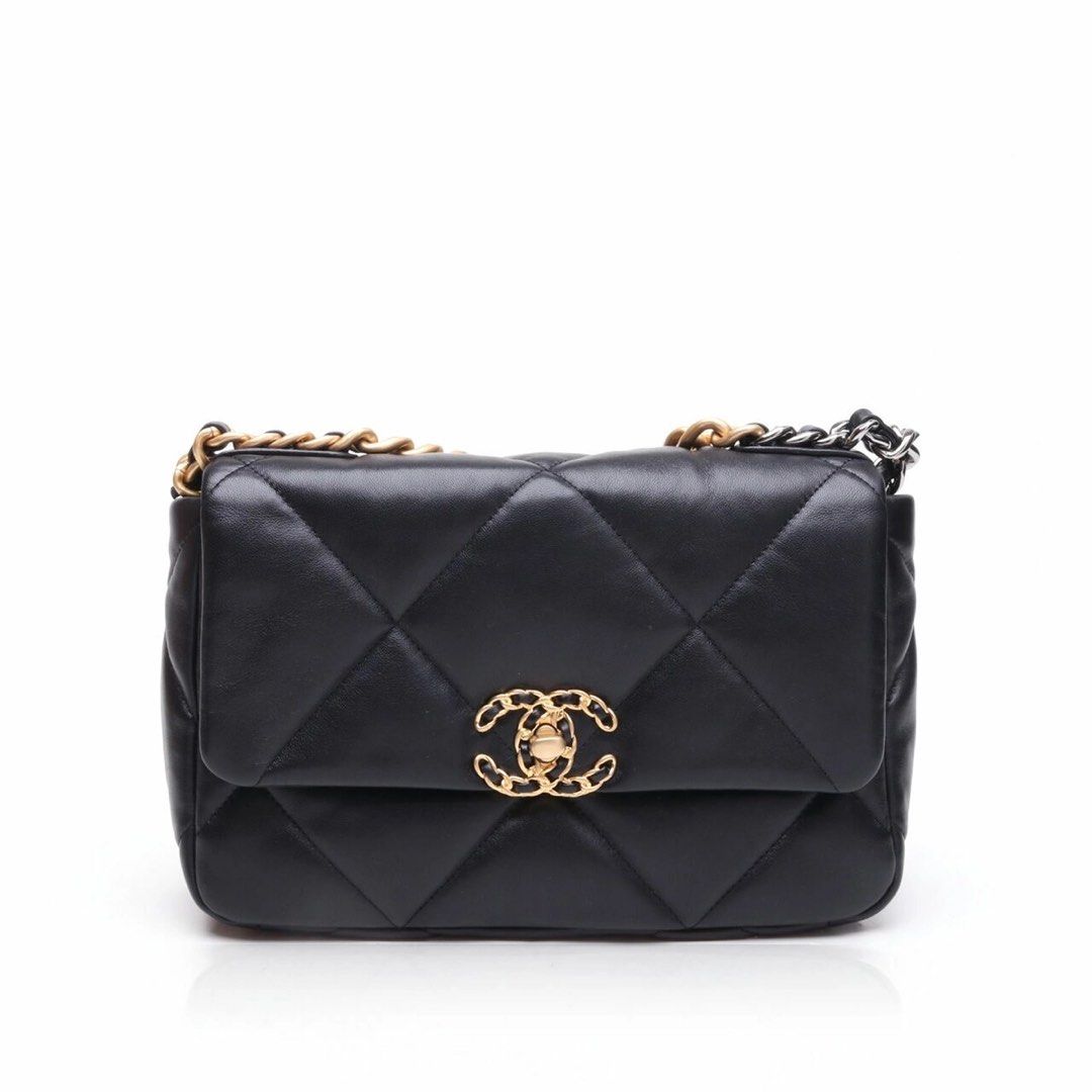 Chanel 19 Lambskin Small Shoulder Bag, Luxury, Bags & Wallets on