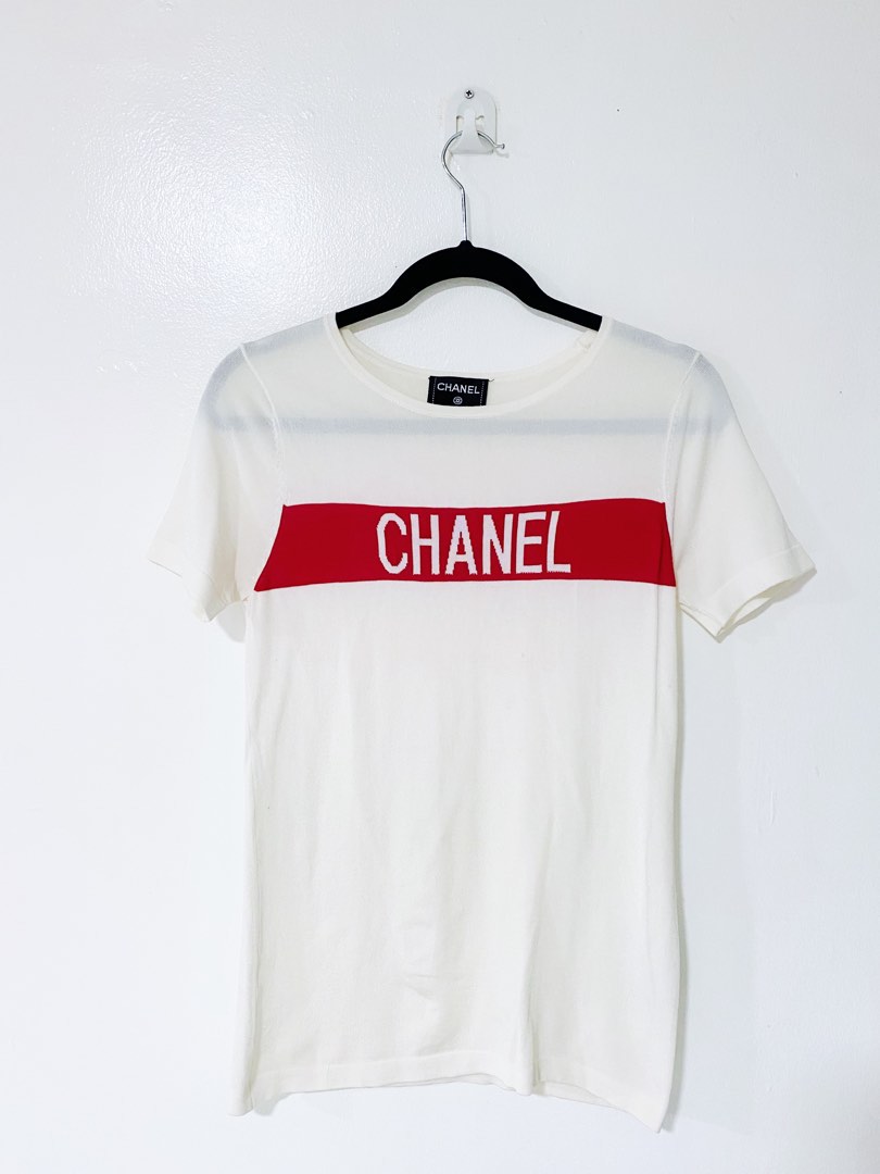 ⚜️Chanel Knitted top, Luxury, Apparel on Carousell