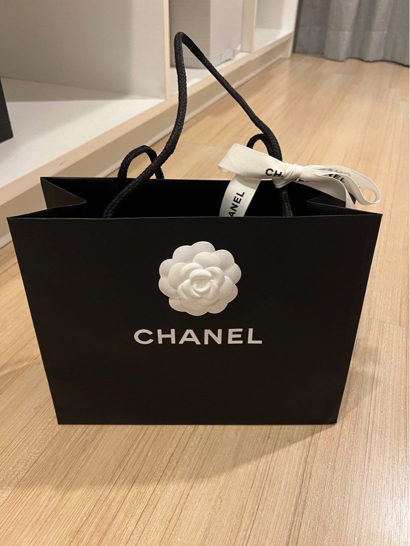 CHANEL, Other, Chanel Paper Gift Bags In Like New Condition 3 By 17  Inches