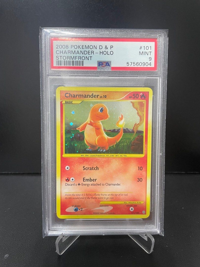 Charmander - 101/100 - PSA 9 MINT - Holo (Stormfront), Hobbies & Toys, Toys  & Games on Carousell