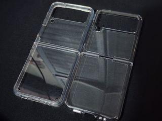 Clear Case for Samsung Flip 4 and Strap for Galaxy Watch 4 and 5