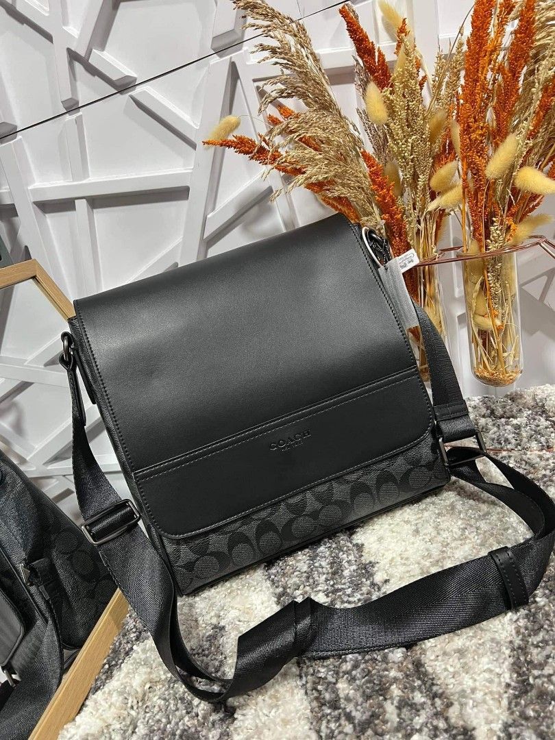 Coach messenger bag, Men's Fashion, Bags, Sling Bags on Carousell