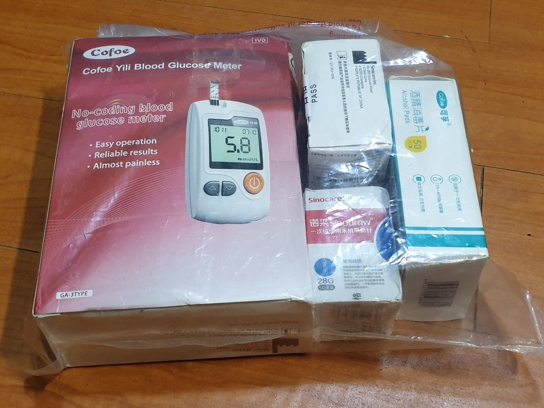 cofoe-blood-glucose-meter-health-nutrition-medical-supplies-tools-on-carousell