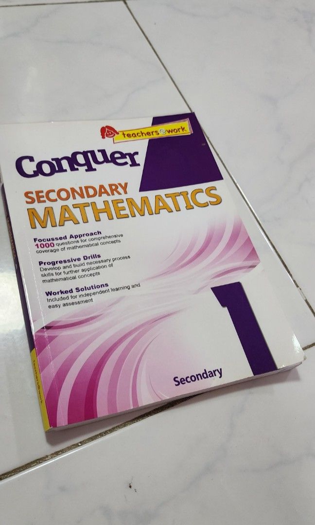 Conquer secondary mathematics secondary 1, Hobbies & Toys, Books ...