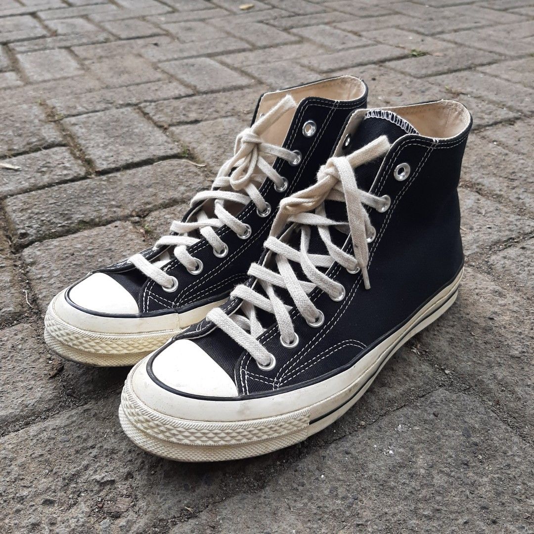 Converse all star on sale hi 70's black egret