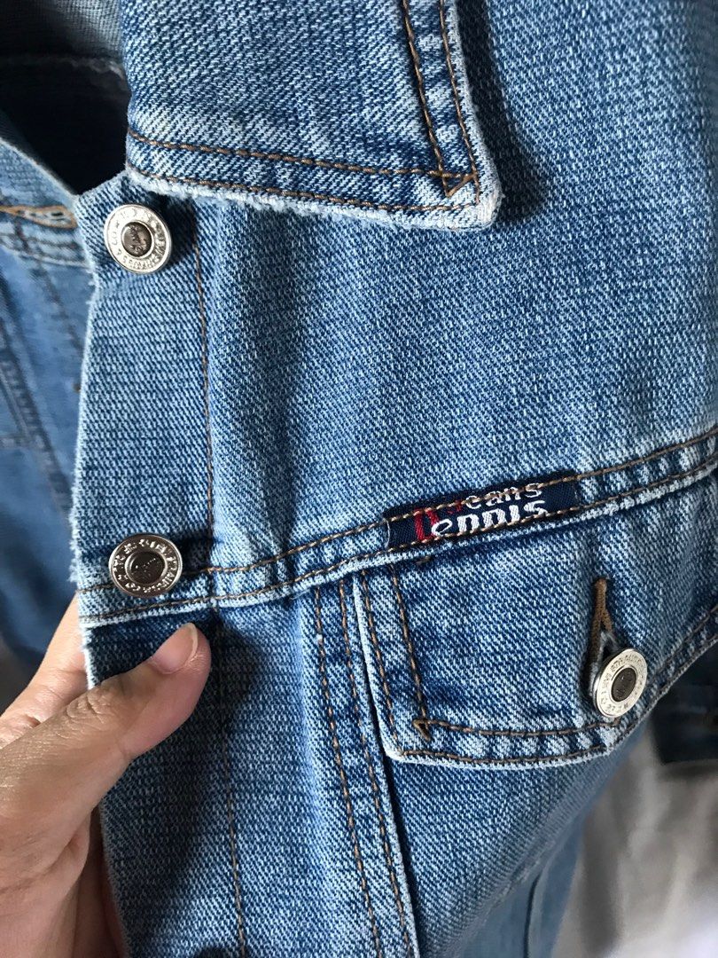 Dark Washed Denim Jacket, Women's Fashion, Coats, Jackets and Outerwear ...