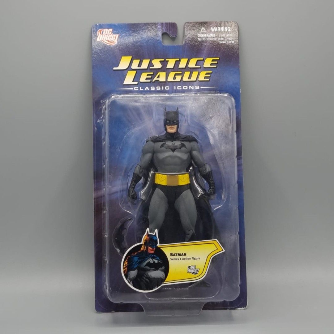 DC Direct Justice League Classic Icons Batman, Hobbies & Toys, Toys & Games  on Carousell