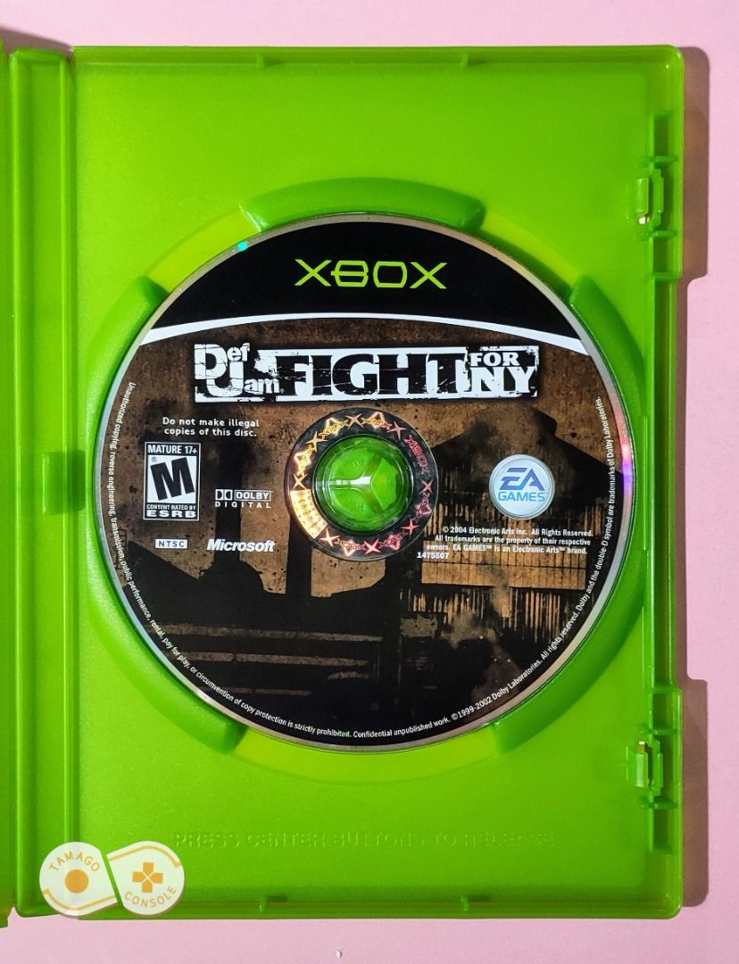 Official Xbox Game Disc #36 Def Jam Dight For NY Demo Disc