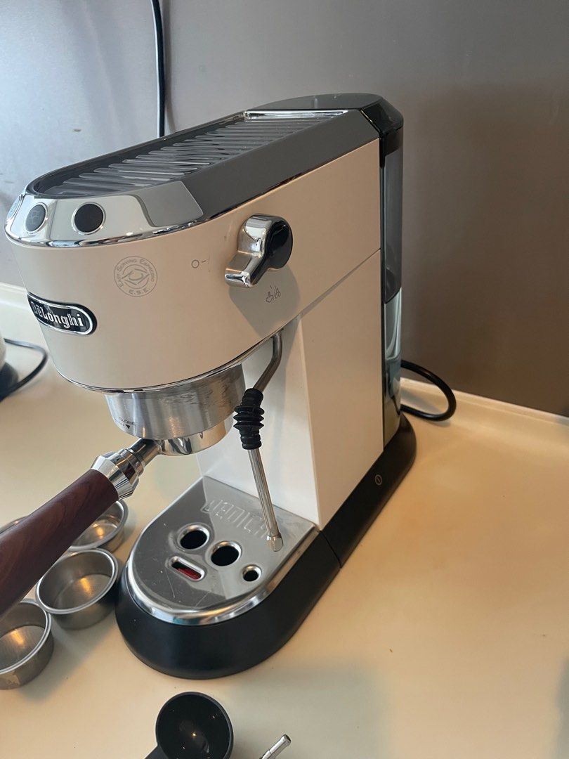 Delonghi dedica coffee machine with extra parts, TV & Home Appliances