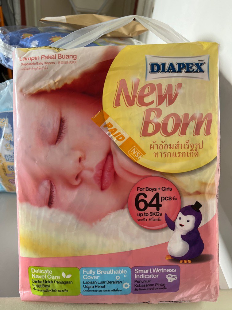 Diaper newborn diapers, Babies & Kids, Bathing & Changing, Diapers