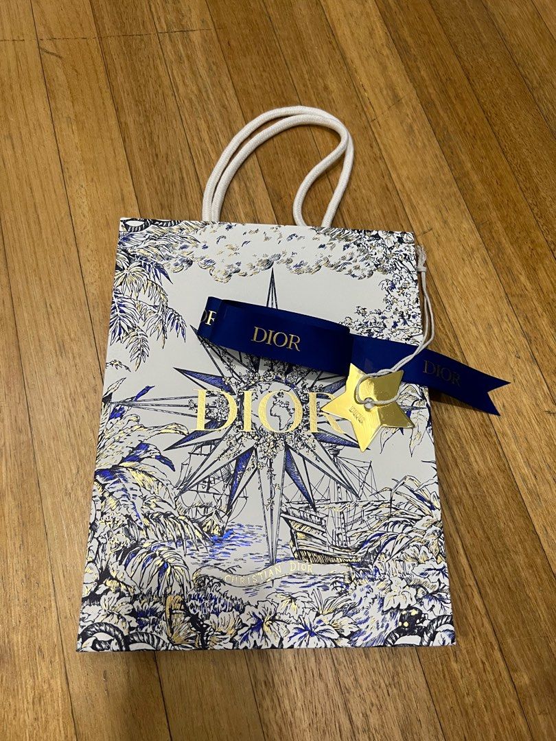 Dior Christmas Holidays 2022 Infinity Dream Small Paper Bag with