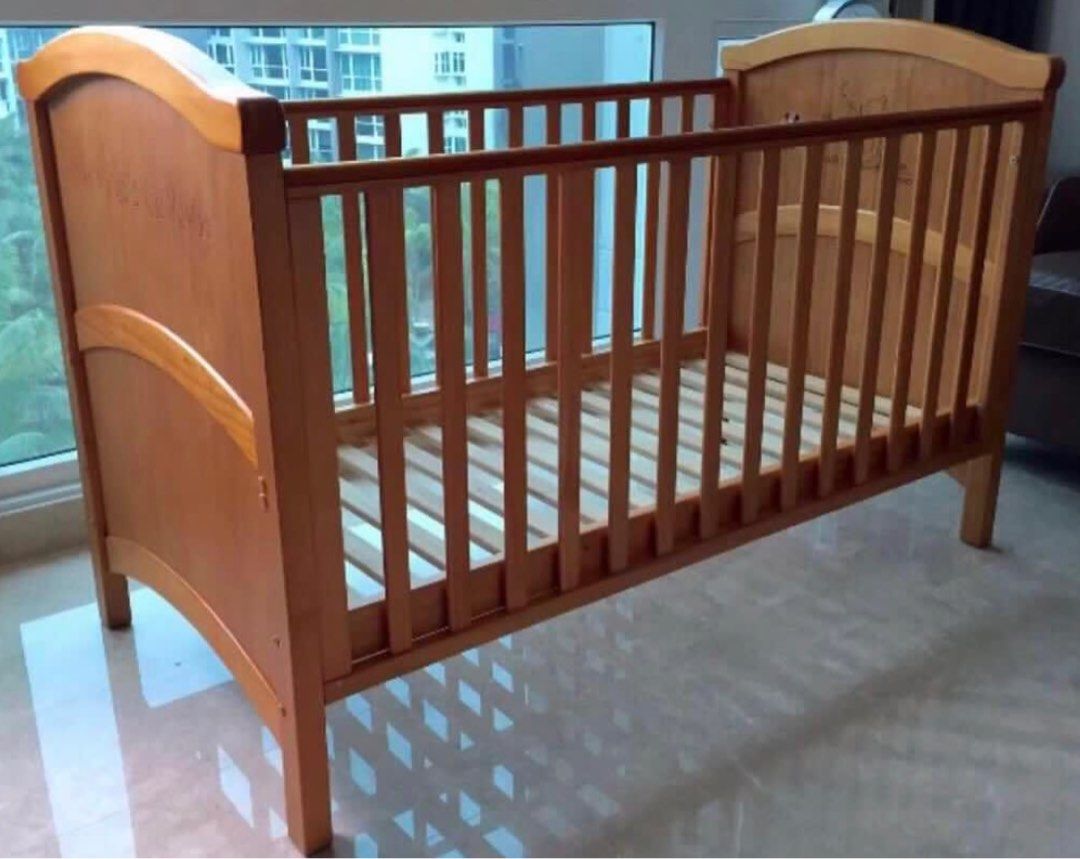 Mothercare winnie the pooh cot bed store