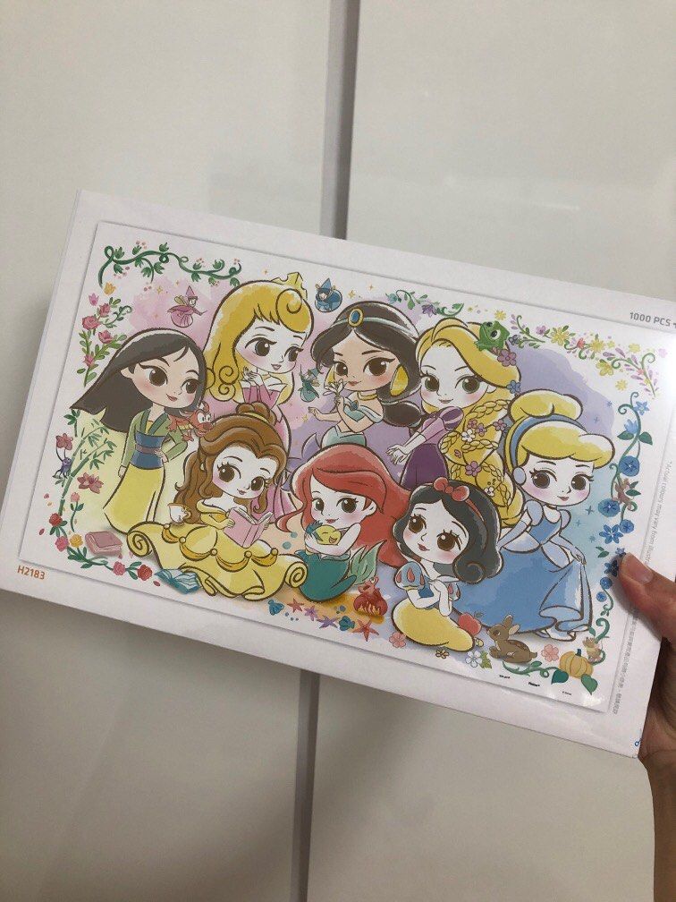 Disney princess 1000 pieces puzzle, Hobbies & Toys, Toys & Games on ...