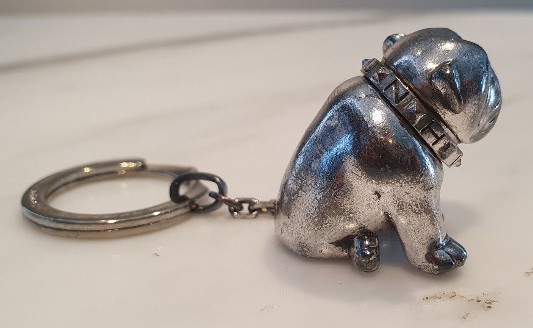 Dunhill Bulldog Key Fob Pure 925 Silver Men s Fashion Watches