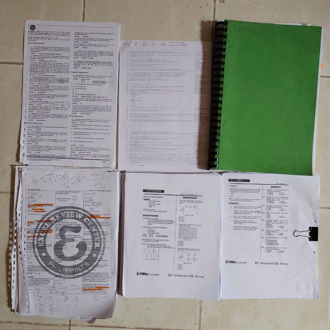 Ece Review Materials Notes Hobbies Toys Stationary Craft