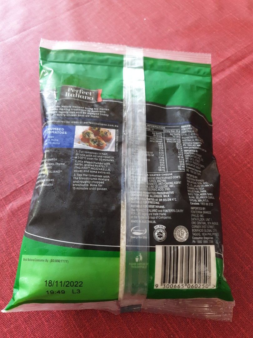 Expired mozzarella 18 Nov 2022, Food & Drinks, Chilled & Frozen Food on