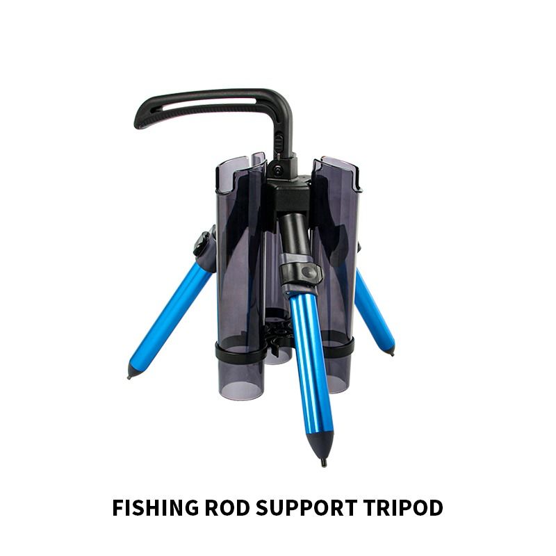 Fishing Lure Portable Rod Stand Rack Tripod Folding Type Pole Holder 2 Size  3 Coloe, Sports Equipment, Fishing on Carousell