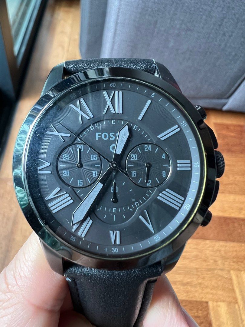 Fossil gunmetal on sale