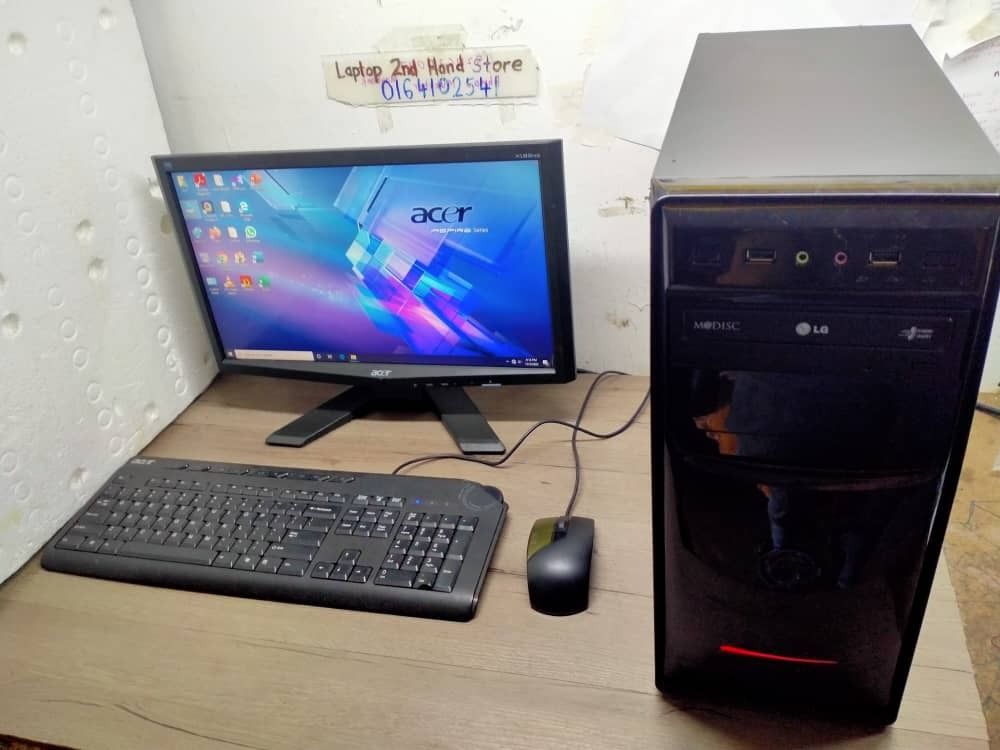 Full set PC Core i3 4GB RAM 500GB HDD, Computers & Tech, Desktops on Carousell