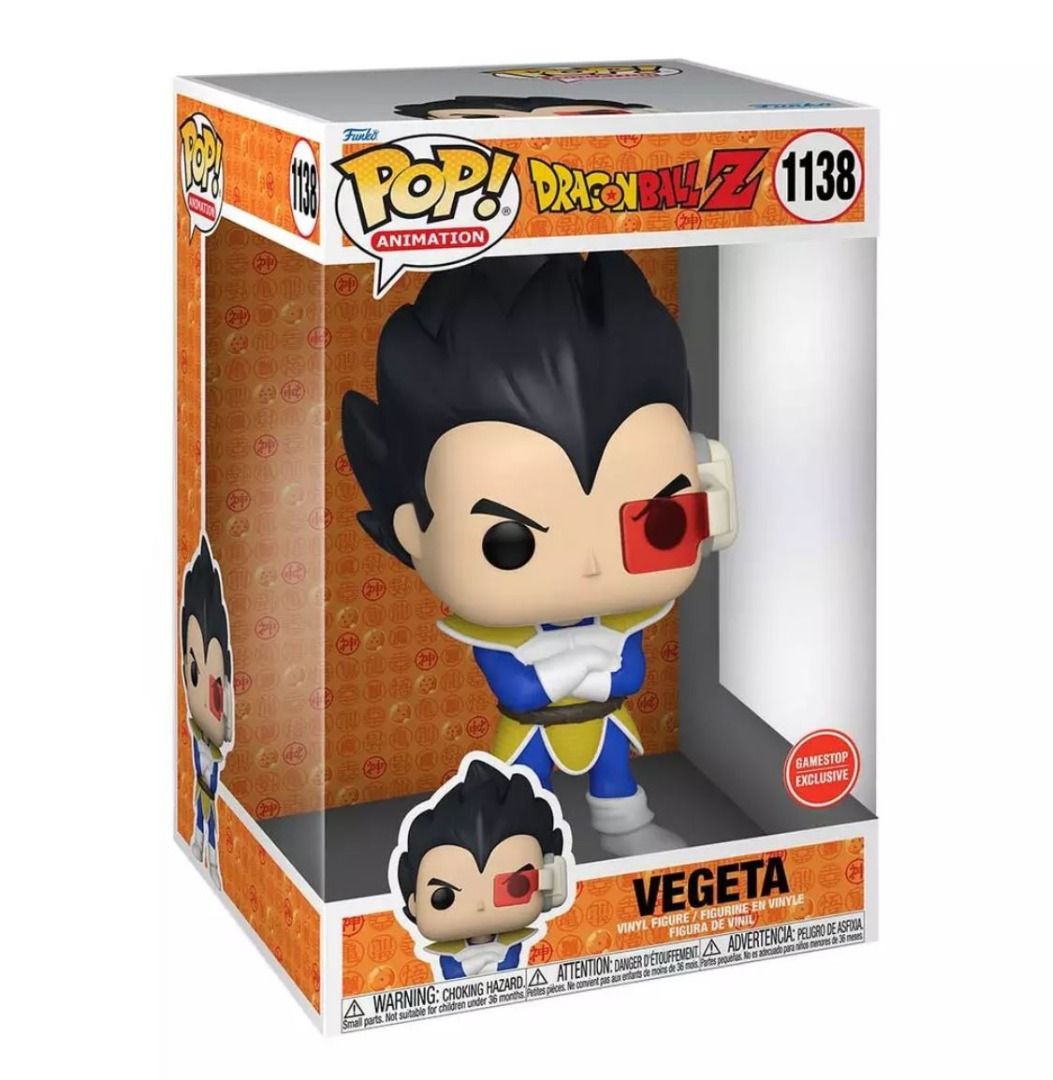 Funko Pop! Animation: Dragon Ball Z Vegeta Metallic Exclusive Vinyl Figure  #614