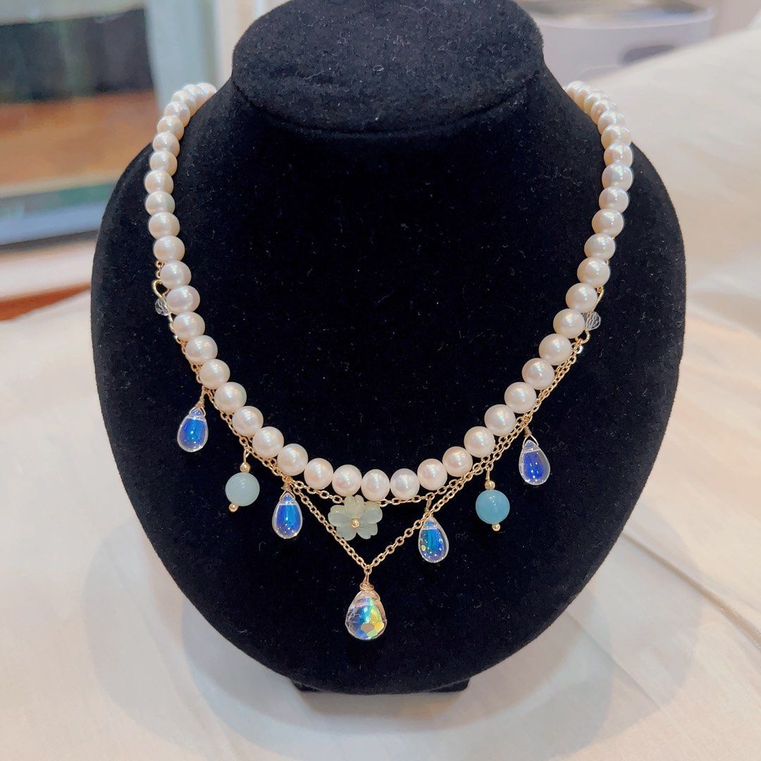 Real pearl necklaces for sale hot sale