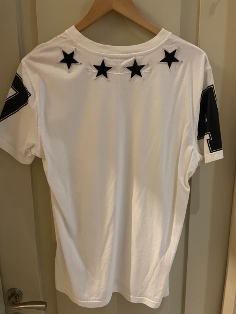 Givenchy Star 74 T shirt White Luxury Apparel on Carousell